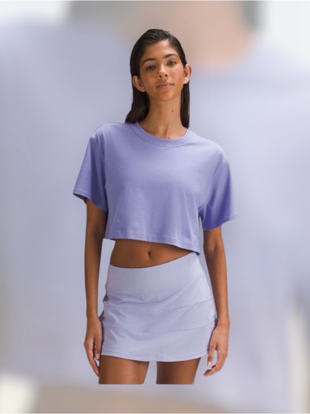 Lululemon All Yours Cropped T-Shirt
Dark Lavender
